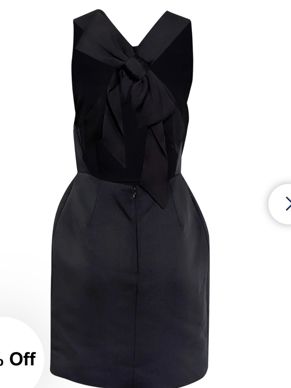 kate spade Black Sleeveless Dress with Back Bow